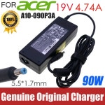 Acer Aspire 5600 5610 5620 5650 노트북 AC 어댑터 90W 19V 4.74A 1.7mm/5.5mm Chicony A10-090P3A ADP-90MD H : 주아네몰
