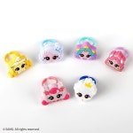 티니핑 반지 로열티니핑 스탬프 하츄핑 오로라핑 왕자핑 반짝핑 빛나핑 초롱핑 6종 세트 : 단초미