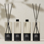 [2+2] 코코도르 2L 대용량구성 디퓨저 리필액 500ml 4개+리드스틱20P 실내방향제 인테리어 블랙체리 : 코코도르