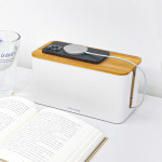 스토리빙 원목 우드 멀티탭 정리함 콘센트커버 전선정리 : 스토리빙