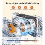 2025년 새로운 언더 데스크 타원형 기계, 시니어용 휴대용 좌식 페달 운동 12가지 속도 조절이 가능한 미니 다리 운동기, 홈 오피스용 콰이어트... 