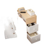 테이블 슬림핏-싱글웜화이트20 색상 25CM 50 양말 우 더블 침대옆 소파 34 캐비닛 좁고 사이드 조립하다. 0x0x0cm 화이트 보조 : 더블비넷