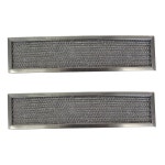 GE WB02X6731, WB2X6731, G-8541, RHF0304 3-1/2 x 14-1/2 x 3/8 2-팩과 호환되는 필터 에브리씽 교체 알루미늄 필터 : 하하글로벌777