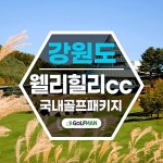 강원도 횡성 골프여행 웰리힐리cc 골프장 국내골프투어 히든힐스 1박2일 패키지 부킹 예약 : 골프맨 투어