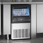 완전 자동 제빙기 다기능 저전력 카페 데스크탑 지능형 대형 사무실 상업용 사각 60kg/일 6kg : 글로리샵55