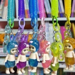 하우스 천사 키 체인 블라인드 박스 인형 가방 펜던트 수제 크리 에이 티브 만화 장난감 생일 발렌타인 데이 선물 미스터리 상자 : 이정크리에이션