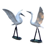 대형 학 조형물 장식품 조경 공원 장식 백로 두루미 야외 연못 조각상 인테리어 새 : 동탄마트캣1호점