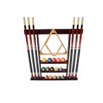 6 풀 큐 랙 - 당구 스틱 벽걸이, 다양한 색상 제공 Black : 트랜드바이1