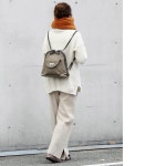 일본 그라탄테 abb-g0055 여성 크로스 숄더 2방향 나일론 미니 백팩 grey beige : 그로블리