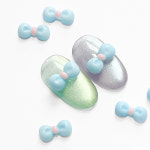 슈가 리본 네일파츠 블루 10개입 (1262) : 마누스네일