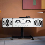 브리온베가 라디오포노그라포 rr-266 화이트 거실 스피커 인테리어스피커 LP 라디오 : 라이프스타일숍