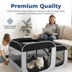 휴대용 반려견 플레이펜, 간편한 설정을 위한 및 플레이펜 사육장 고양이 동물 인클로저 접이식 실내 디자인, 텐트 강아지 소형 실외 : 유림e샵