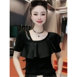 방송 장구 라틴 고고 난타 프릴 블랙 : 해피니스샵02