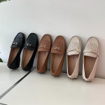 [G3728] 소가죽 빅사이즈 발편한 태슬 베이직 로퍼 : 새로이클라쓰