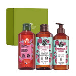 이브로쉐 라즈베리 헤어&바디케어 3종 선물세트 (헤어식초+샤워젤+바디로션+선물박스) : 리케LIKE샵