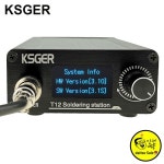 KSGER T12 납땜 인두 스테이션 V3.1S OLED DIY 플라스틱 F9501 핸들  도구 빠른 가열 팁 8s 통 솔더링 : 바이포유7