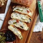 치아바타 [올리브 치즈 할라피뇨] 샌드위치 아침식사대용 식전빵 : 우디베이크샵