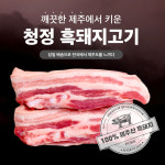 이어도포크 제주 흑돼지 삼겹살 오겹살 목살 앞다리살 냉장 한돈 캠핑 뒷고기 제주도 500g : 이어도포크