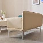 에스페라 대기실 약국 휴게실 로비 병원 의자 2인용 아이보리 : 가즈다가구