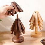 집똑똑이 공간절약 트리형 원목 냄비받침 : WAKERS