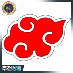 성격 닌자 아카츠키 로그인 비닐 자동차 스티커 노트북 앞 유리 도어 스크래치 방지 방수 데칼 창에 적용 : 제이케이9