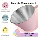 MHW-3BOMBER 에스프레소 계량컵, 3온스 소스 컵 샷 컵, 토마토 소스용 스테인리스 스틸 붓기 컵|스테이크 소스|디저트|음료|(핑크) G5739-OS... 