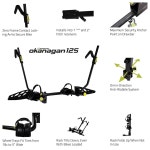 스웨그맨 오카나간 125 제로 프레임 콘택트 1 및 2인치 히치 자전거 : promisebox