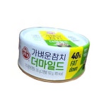 오뚜기 가벼운참치캔 더마일드 135gX36개 건강한 깔끔한건강식품 : 식자재 더하기