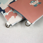 [바이상상] 가죽프린팅 핸드메이드 레더플랫파우치 주문제작 (사진편집프로그램) : 바이상상