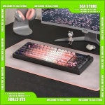 Langtu LT95 프로 기계식 키보드 RGB 커스텀 드라이버 2.4G 무선 블루투스 3 가지 모드 E-스포츠 게임용 PC : moa0116