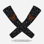 블랙 스컬 해골 문신 타투 운전 아이스 실크 쿨 팔토시 할리데이비슨 자외선차단 6종 : 나비야 잡화점