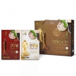 300g 2개입 2호 국산 인삼 홍삼 건강 밀선물 세트 선식 마 마죽 미숫가루 마가루 : MANTRALIVING