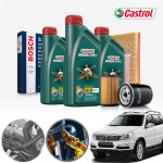 렉스턴W(12~) 2.0/2.2 디젤 엔진오일세트 캐스트롤 마그네틱 5W30 7L : 으랏차차스토어