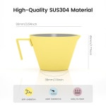 MHW-3BOMBER 에스프레소 계량컵, 3온스 소스 컵 샷 컵, 토마토 소스용 스테인리스 스틸 붓기 컵|스테이크 소스|디저트|음료|(핑크) G5739-OS... 