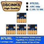 코딩 번호 프린터HP 972 973 974 975 CISS PageWide Pro 352dw 377dw 452dn 477dn 인쇄용 최신 ARC 칩 : 청우코퍼레이션