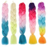 여성용 합성 야키 브레이드 헤어 카네칼론 점보 익스텐션 DIY 수 백 가지 색상 24 인치 : 오빈유통