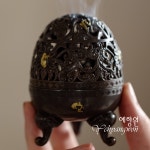 [다도 인센스] 예향원 순수공 구리 공예품 용단 순동 향로 E-10578 : 예향원