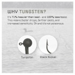 텅스텐 지그 헤드 버라이어티 팩 - 오즈 3/16온스 오즈 1/16온스 농어 월리 : 아리온픽