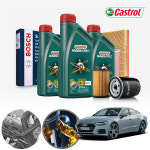 A7 3.0 TDI (CGQ) 디젤 엔진오일세트 캐스트롤 마그네틱 5W30 7L : 으랏차차스토어
