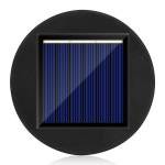 1 4개 8CM 태양광 교체용 상단 1.2V 방수 LED 패널 랜턴 뚜껑 조명 야외 장식 정원 : 스타몰상사