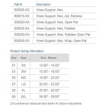 유나이티드 Ortho 300010-07 조절 가능한 네오프렌 무릎 지지대, 대형 Black Small : 루나펄스