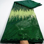 여성용 아프리카 벨벳 레이스 원단 5 야드 하이 퀄리티 파티 원피스 럭셔리 스팽글 자수 나이지리아 레이스 재료 F3757 신제품 : choachoa9