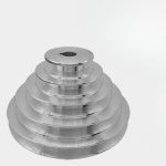 벤치 드릴 벨트 풀리 5슬롯 알루미늄 파고다 휠 4층 드릴링 머신 드릴링 및 공격 겸용 : 세븐웨이브