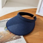 채진스토어 와이드 썬캡 블루 여성용 등산모자 챙모자 : 채진스토어