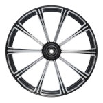 할리 투어링 비 ABS 모델 로드 킹 일렉트라 스트리트 글라이드 울트라 리미티드 2008-2023용 TCMT 30인치 앞바퀴 림 싱글 디스크 플랜지 휠... 