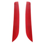 왼쪽 오른쪽 쌍 후면 범퍼 반사판 경고등 빨간색 렌즈 63147301187 BMW 호환 3 시리즈 세단 01/2012-07/ : 베스트321엑스