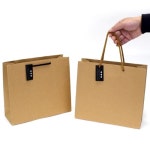 영프라자 무지 크라프트 쇼핑백 5호 1속 10개입 : 드림디포 본점