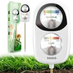 DAQVQ 2IN1 토양 수분 측정기 PH 대형 듀얼 스크린 측정기 및 식물 실내 실외 : 하울샵몰