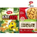 하림-용가리 치킨1kg+참프레-참 바삭한치킨너겟1kg : 굿하림
