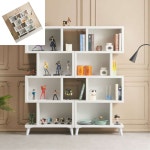 삼탸 4단 좌측 우측형 책장 인테리어책장 : 삼타상점